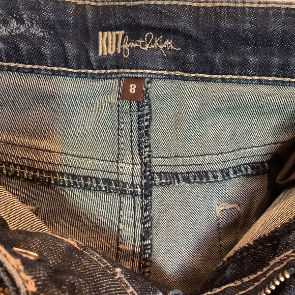 Kut from the Kloth Stevie Straight Leg Jeans Sz 8 - Picture 4 of 8